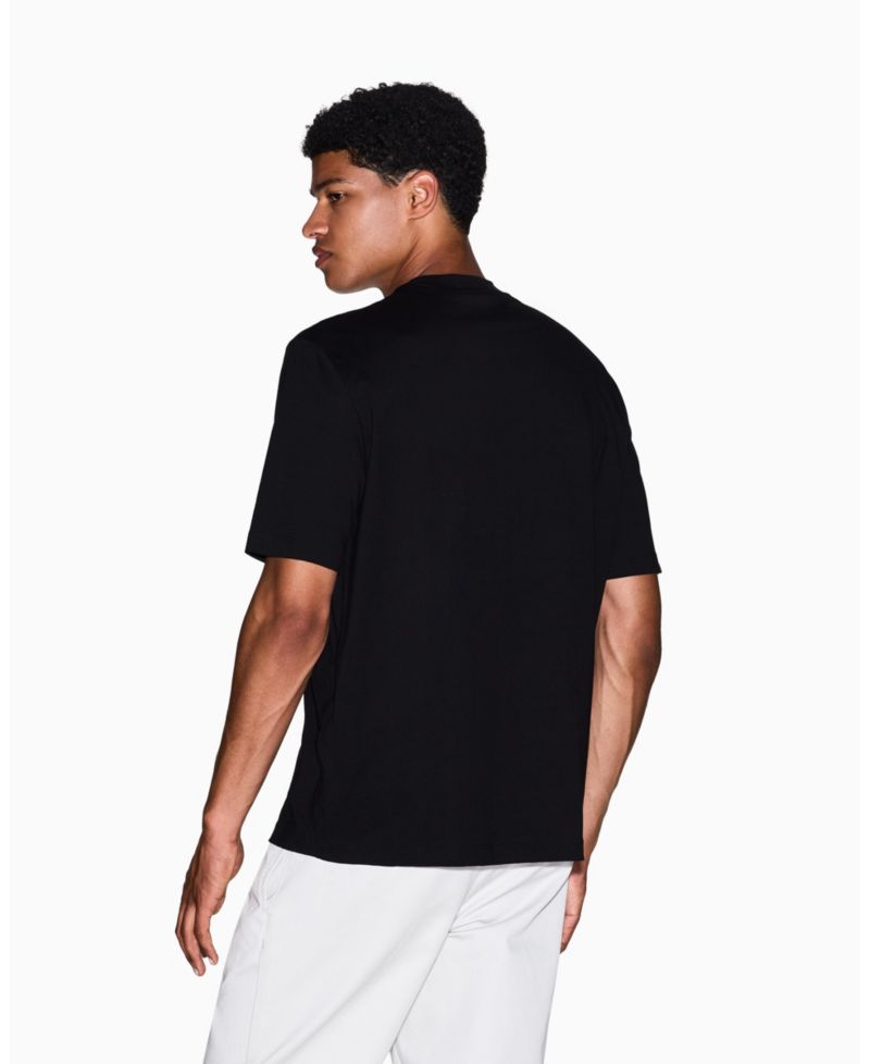 Men's Grid Box Splatter Graphic T-Shirt