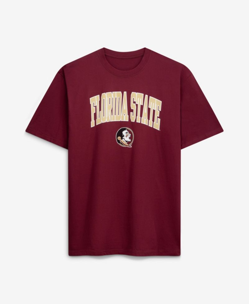 Men's Garnet Florida State Seminoles Big & Tall Team Arch Over Wordmark T-Shirt