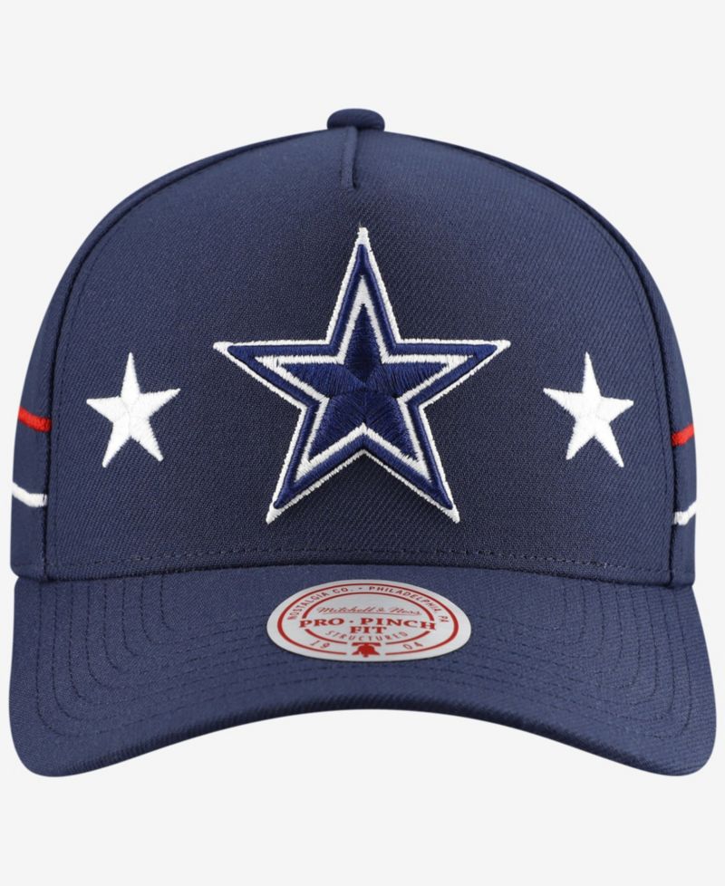 Men's Navy Dallas Cowboys America's Team Pro Pinch Snapback Hat