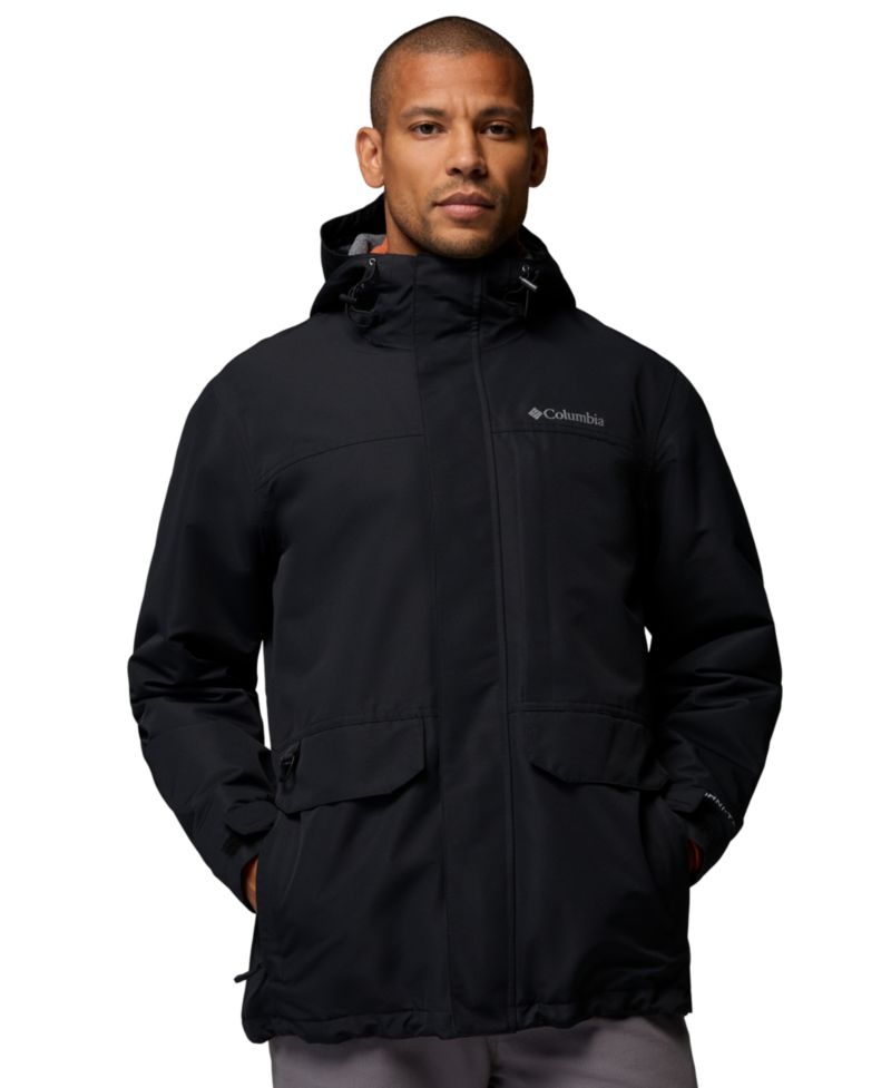 Men's Landroamer Fleece-Lined Waterproof Hooded Jacket