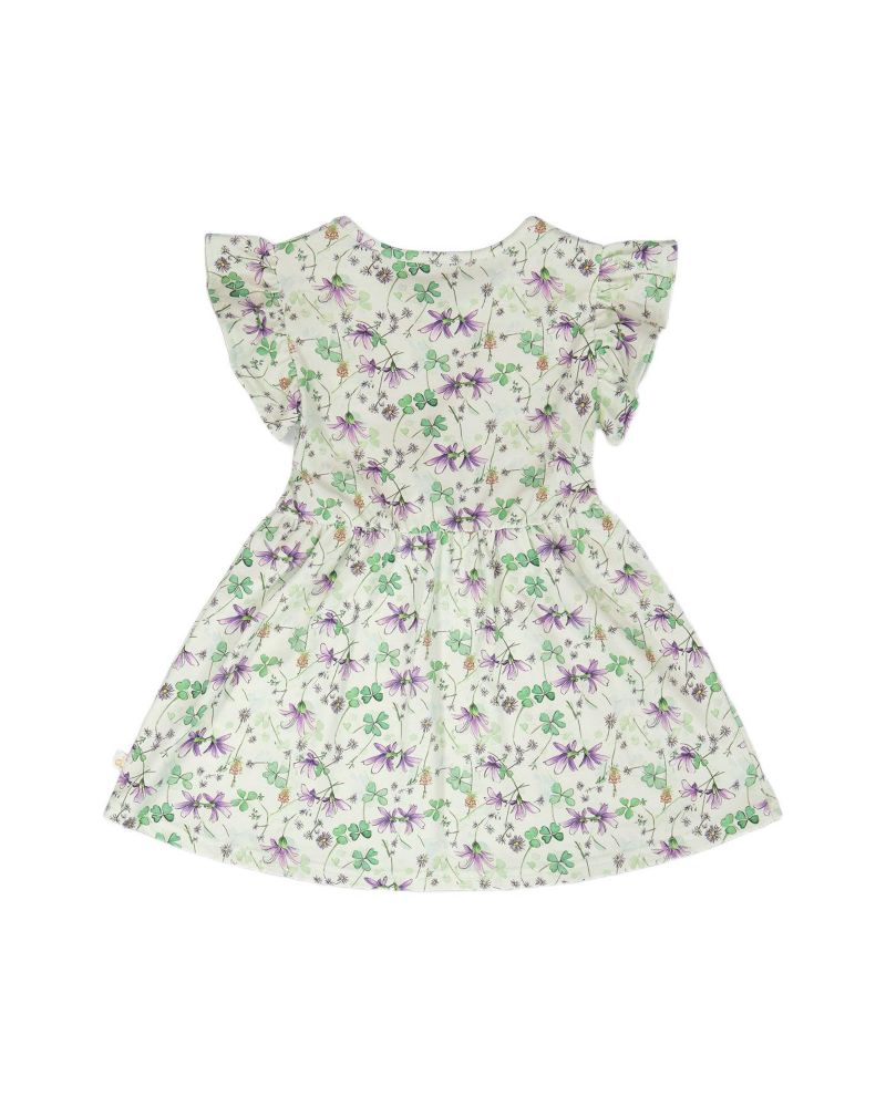 Girl Jersey Dress Printed Flowers - Child