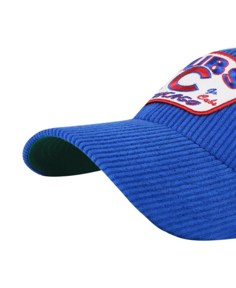 Men's Royal Chicago Cubs Accordia Corduroy MVP Adjustable Hat