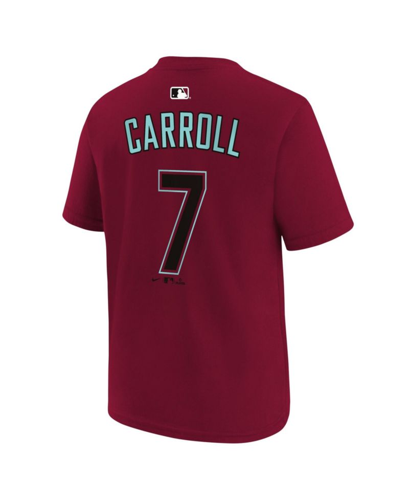 Big Boys and Girls Corbin Carroll Red Arizona Diamondbacks Name & Number T-Shirt