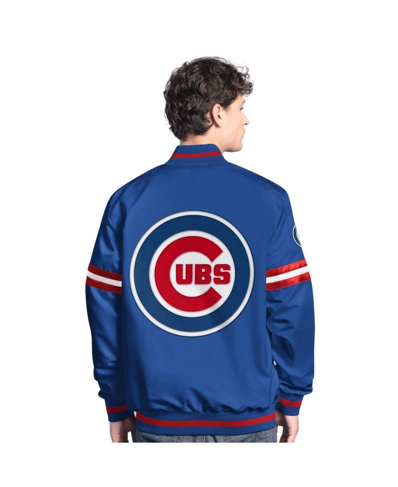 Men's Royal Chicago Cubs Scout Full-Snap Varsity Jacket