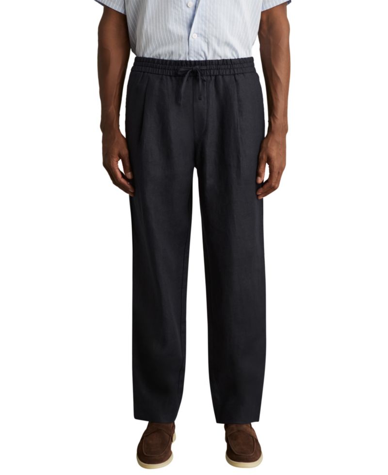 Men's Barges Relaxed-Fit Linen Drawstring Pants