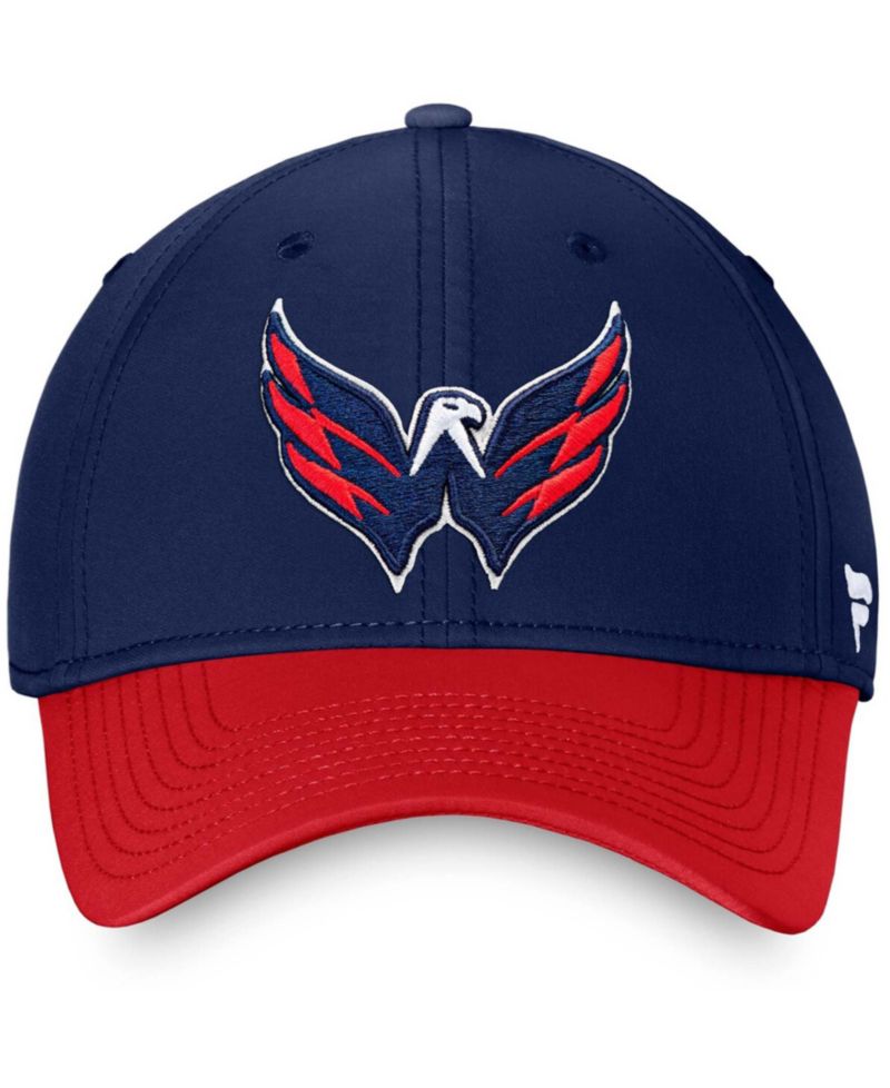 Men's Navy Washington Capitals Core Primary Logo Flex Hat