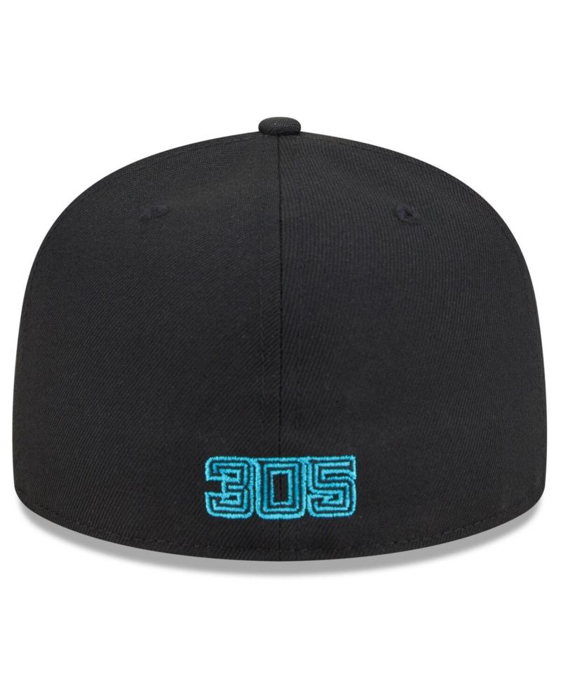 Men's Black Miami Marlins 2025 City Connect 59FIFTY Fitted Hat