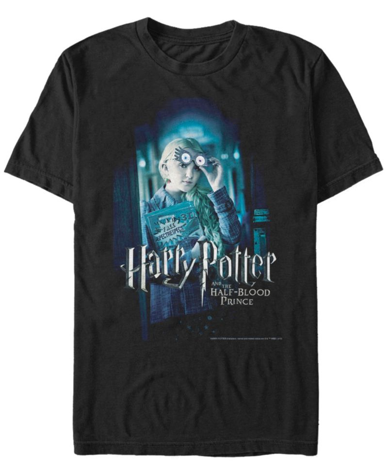 Harry Potter Men's Half-Blood Prince Luna Lovegood Portrait Short Sleeve T-Shirt