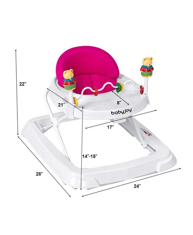 Baby Adjustable-Height Foldable Walker