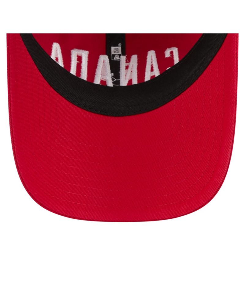 Men's Red Canada Soccer 9TWENTY Country Dad Adjustable Hat