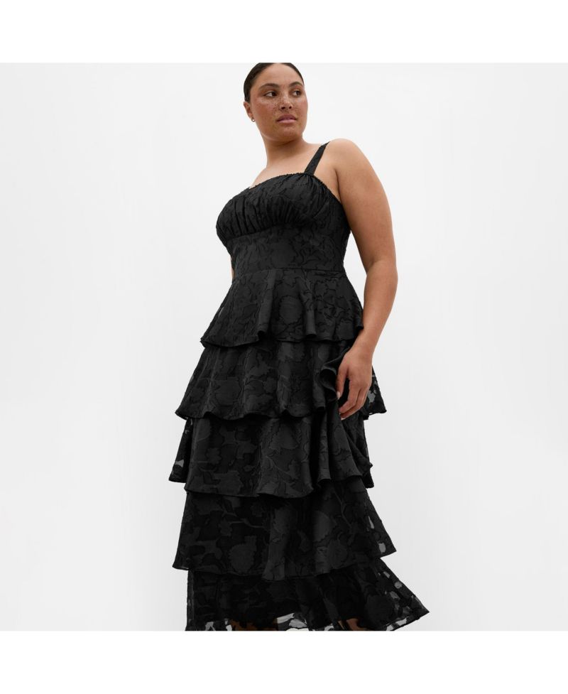 Women's Plus Size Daniela Ruffle Tier Dress