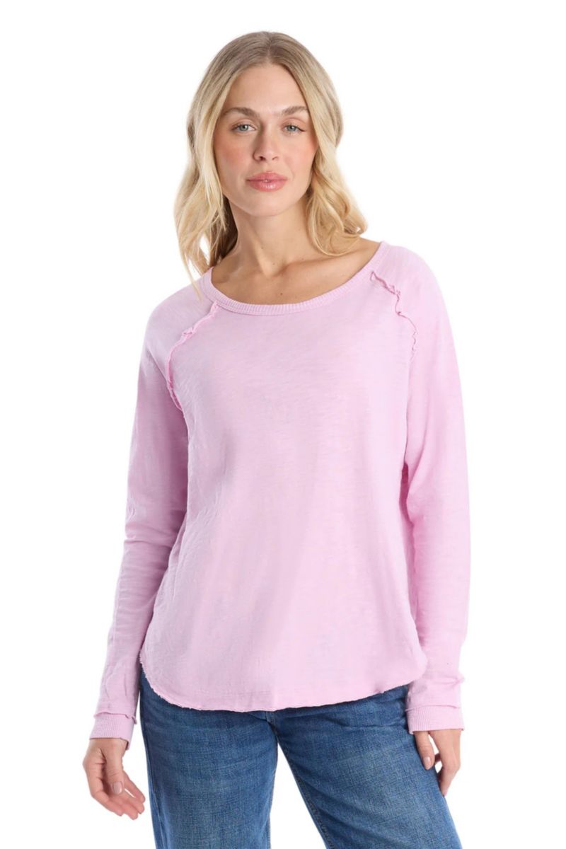 Women's Clothing Raglan Long Sleeve Tee