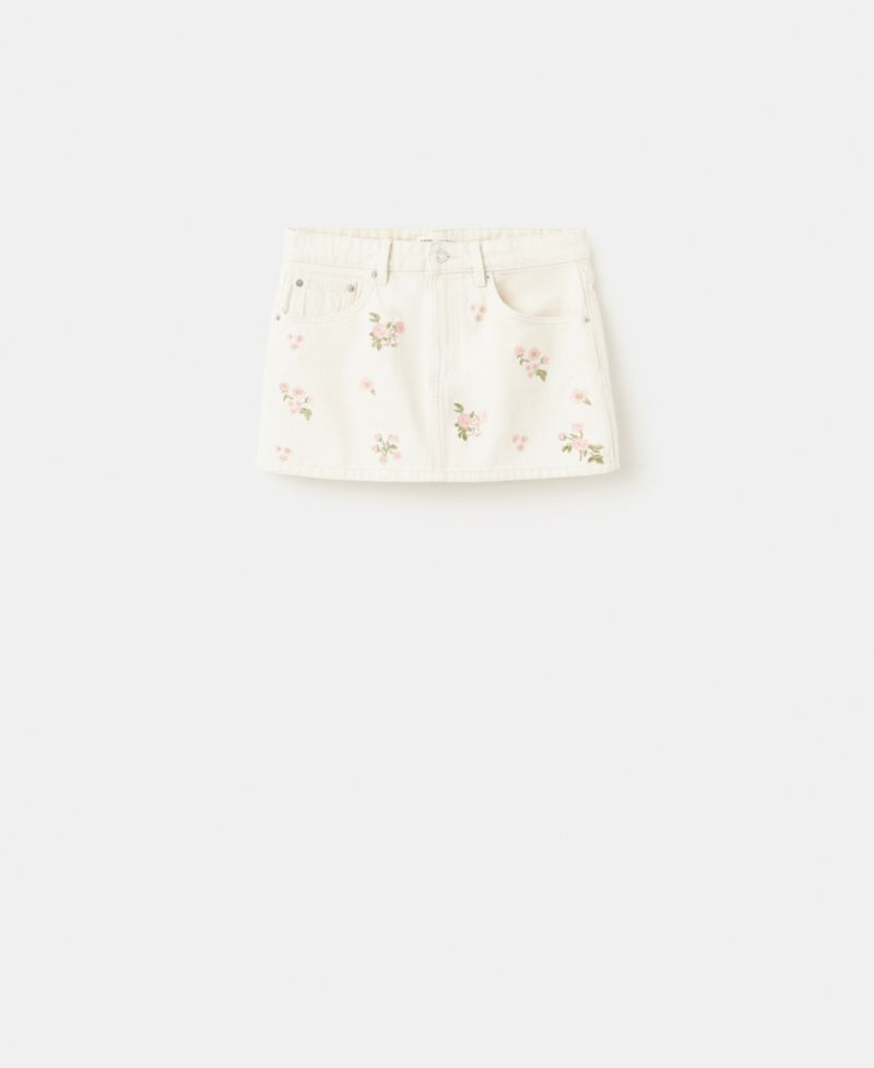 Women's Floral Embroidery Skirt