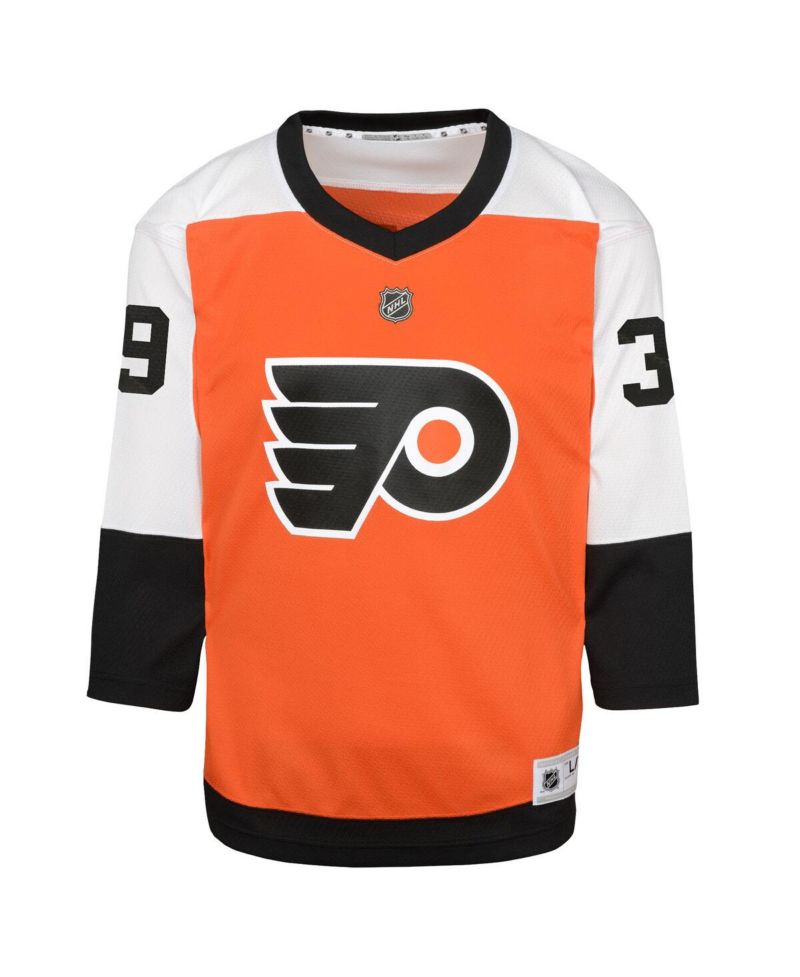 Big Boys and Girls Matvei Michkov Orange Philadelphia Flyers Home Replica Player Jersey