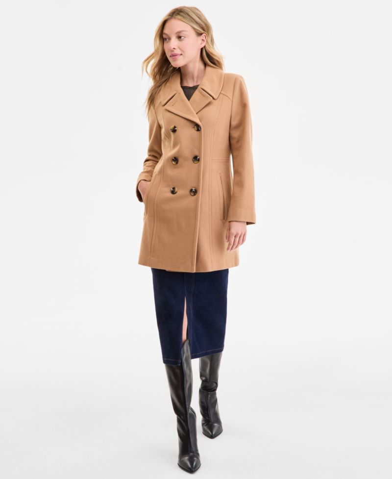Women's Double-Breasted Peacoat