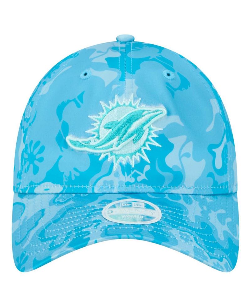 Women's Aqua Miami Dolphins Trippy 9TWENTY Adjustable Hat