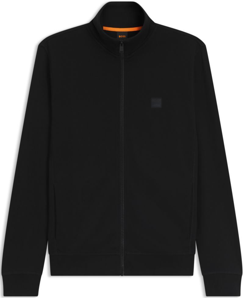 Men's Cotton-Jersey Logo Badge Jacket
