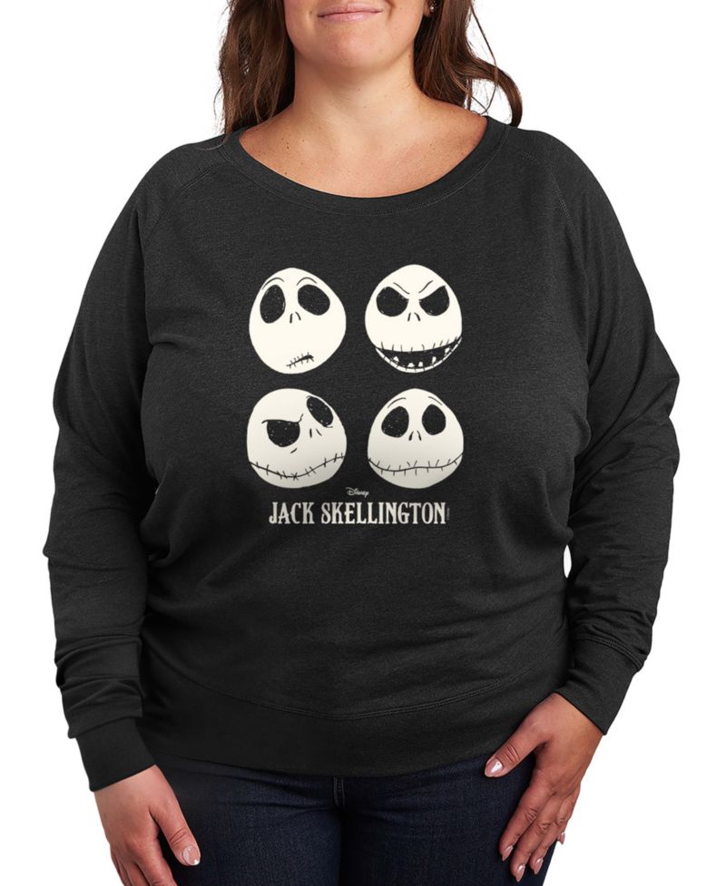 Plus Size French Terry Long-Sleeve Shirt