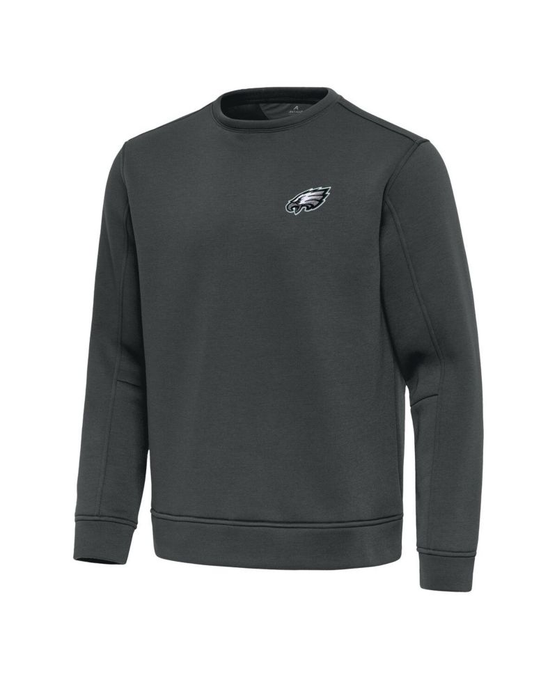 Men's Pewter Philadelphia Eagles Relevant Lightweight Pullover Sweatshirt
