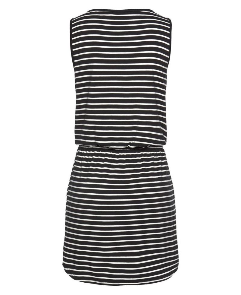 Women's Viscose-Blend Sleeveless Striped Sundress