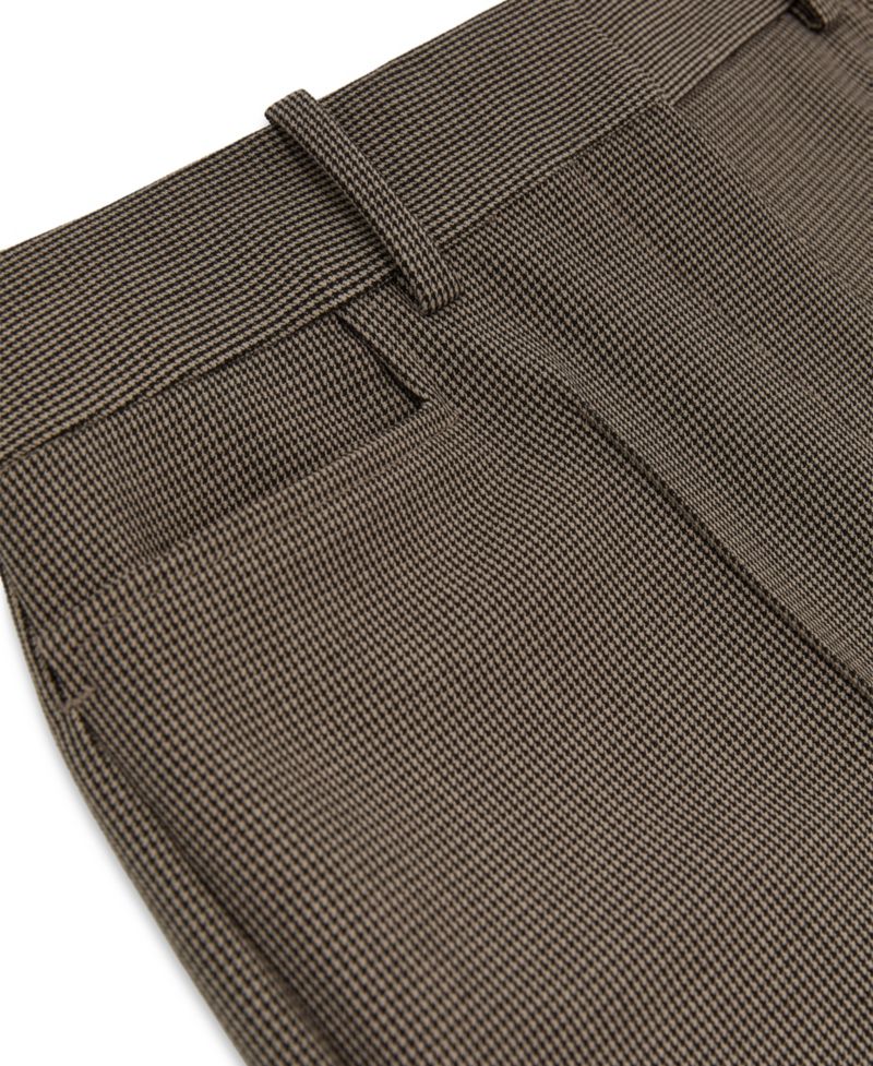 Petite Gabi Puppytooth Flared Trousers