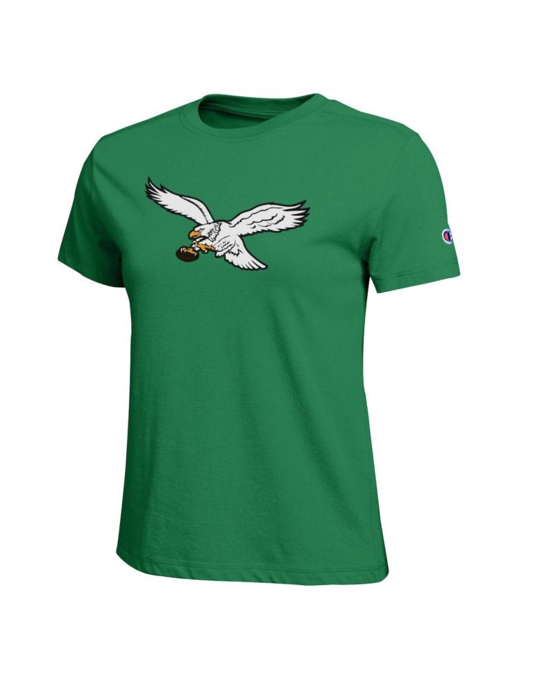 Women's Kelly Green Philadelphia Eagles Logo T-Shirt