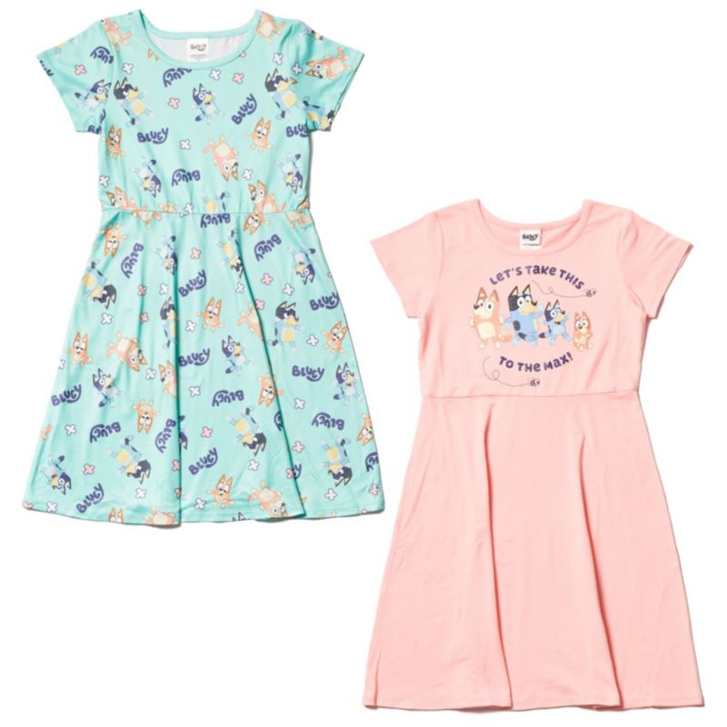 Toddler Girls Mom Dad Bingo 2 Pack Skater Dresses Toddler|Child
