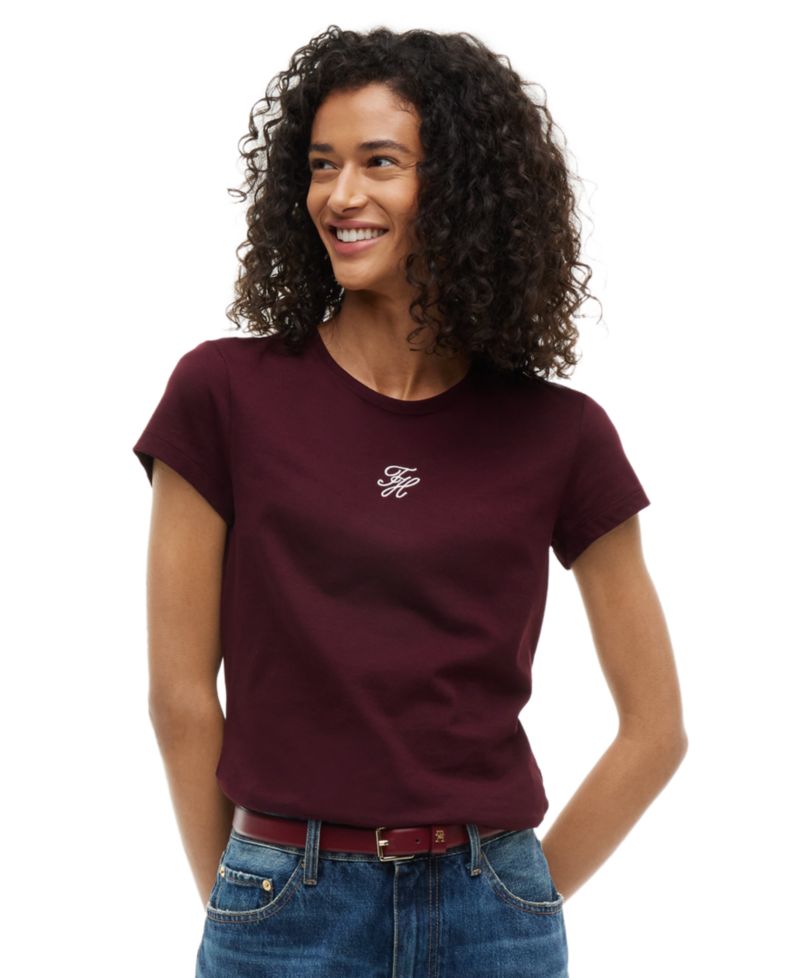 Women's Script Logo Crewneck Short-Sleeve T-Shirt