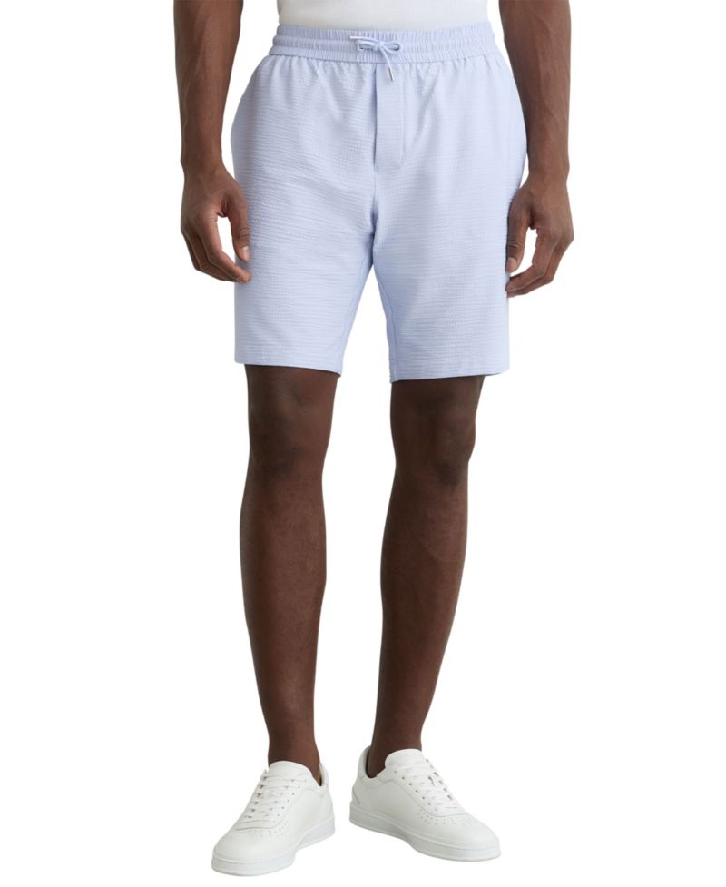 Men's Ajay Drawstring Seersucker Shorts