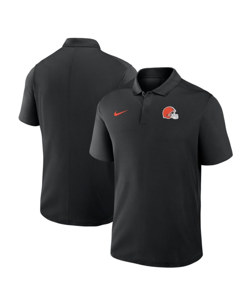 Men's Black Cleveland Browns Dri-FIT Victory Polo Shirt