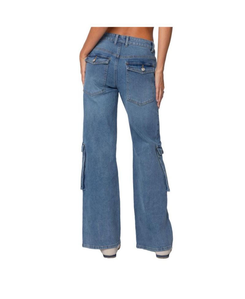 Women's Lunar Low Rise Cargo Jeans