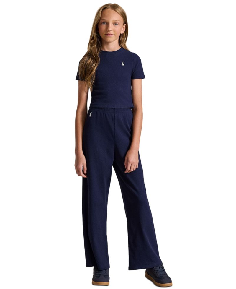 Girls' 7-16 Ribbed Boxy T-Shirt