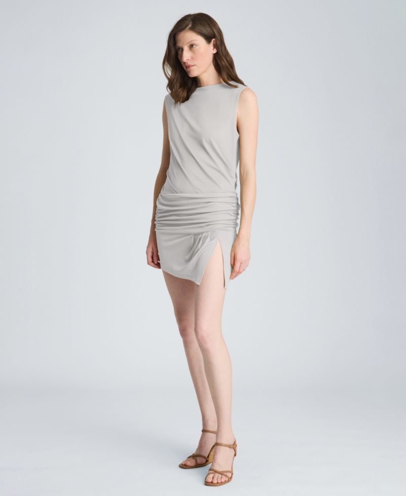 Women's Ruched Sleeveless Mini Dress