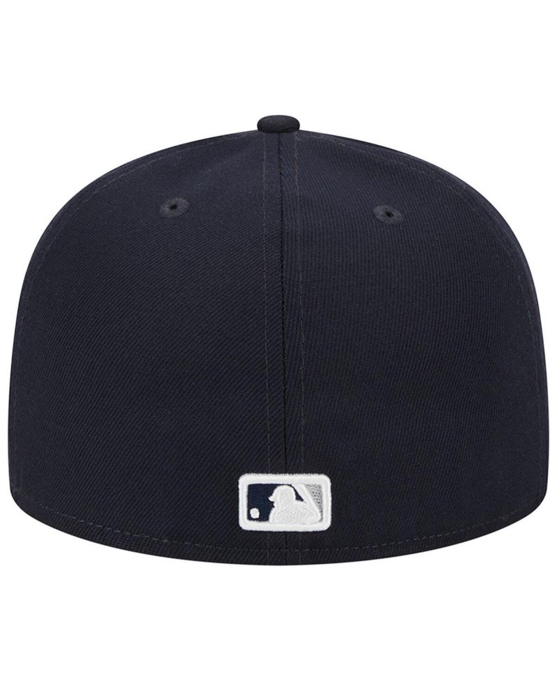 Men's Navy New York Yankees Primary Logo 2000 World Series Team Color 59FIFTY Fitted Hat