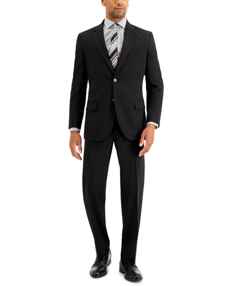 Men's Modern-Fit Bi-Stretch 2-Piece Suit