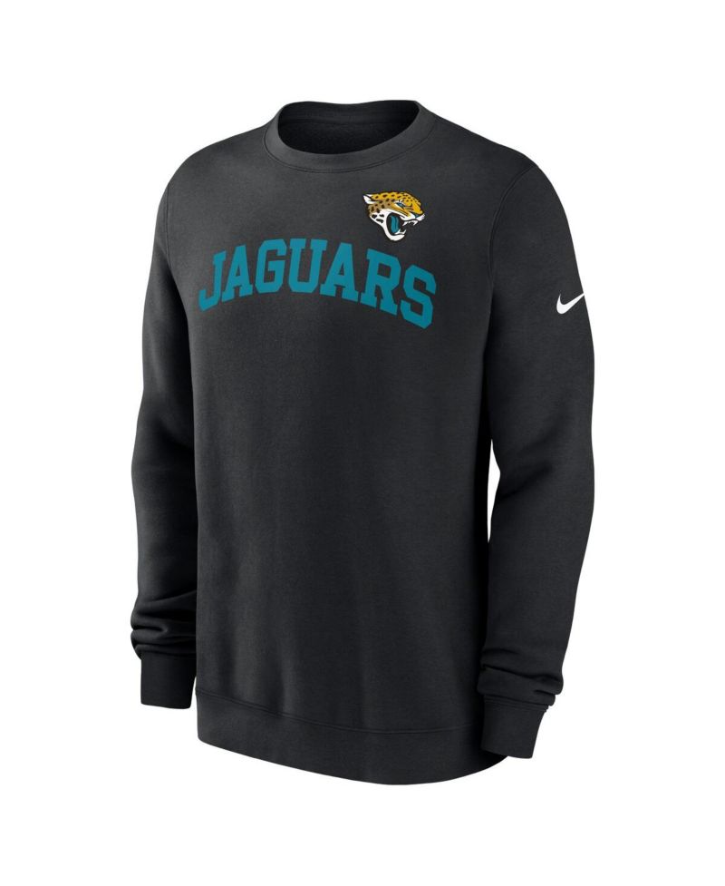 Men's Black Jacksonville Jaguars Club Pullover Sweatshirt