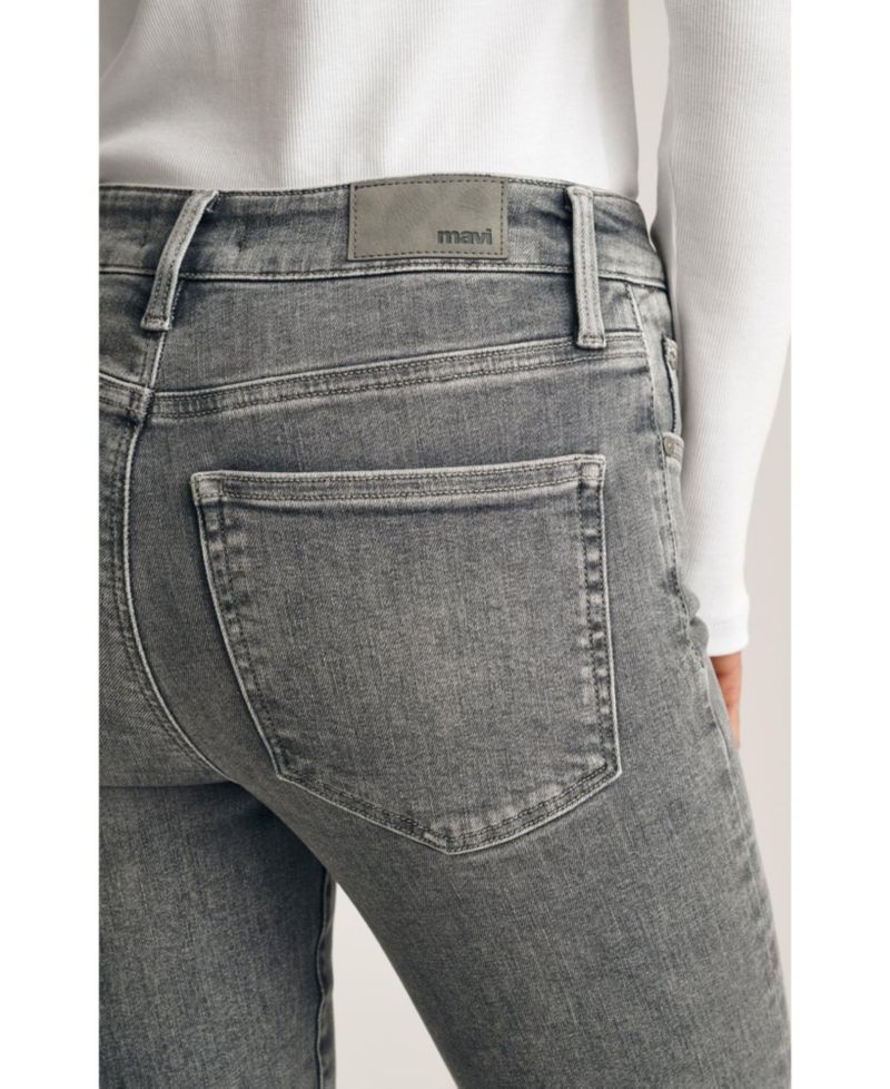 Women's Kendra High Rise Straight Leg In Grey Used Flex Blue