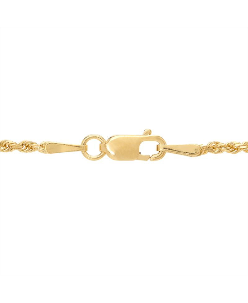 Glitter Rope 18" Chain Necklace (1-5/8mm) in 14k Gold