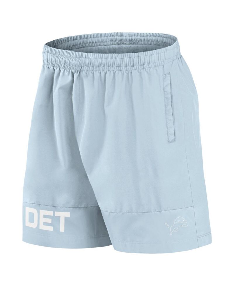 Men's Light Blue Detroit Lions Elements Shorts