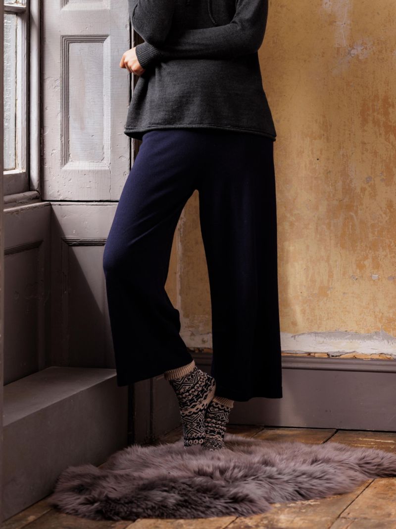 Women's Wide Leg Merino Lounge Pants