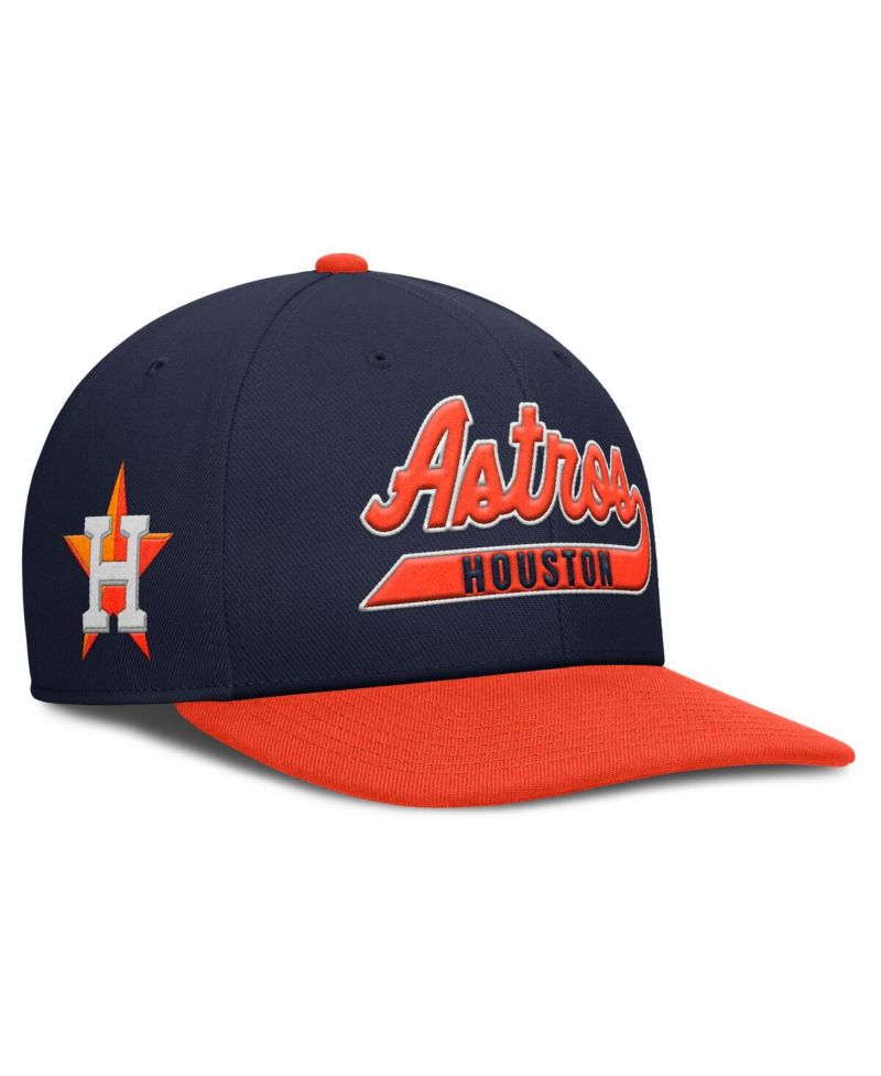 Men's Navy/Orange Houston Astros Pro Performance Snapback Hat