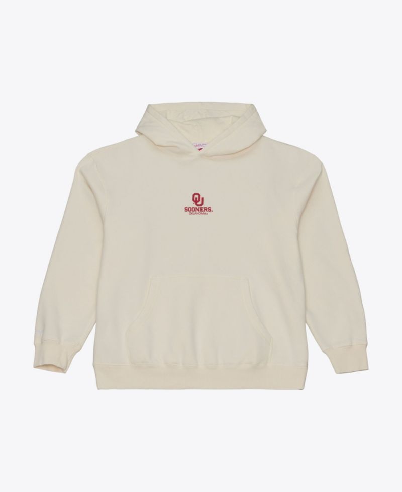 Men's Cream Oklahoma Sooners Core Icon Fleece Hoodie