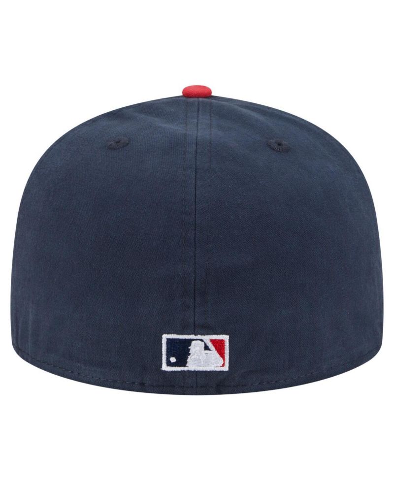 Men's Navy Chicago White Sox Championship Side Flag A-Frame 59FIFTY Fitted Hat