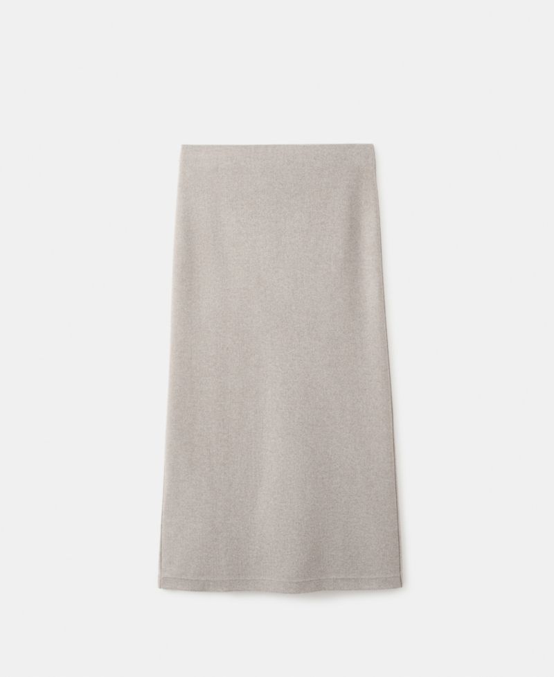 Women's Elastic Waist Long Skirt