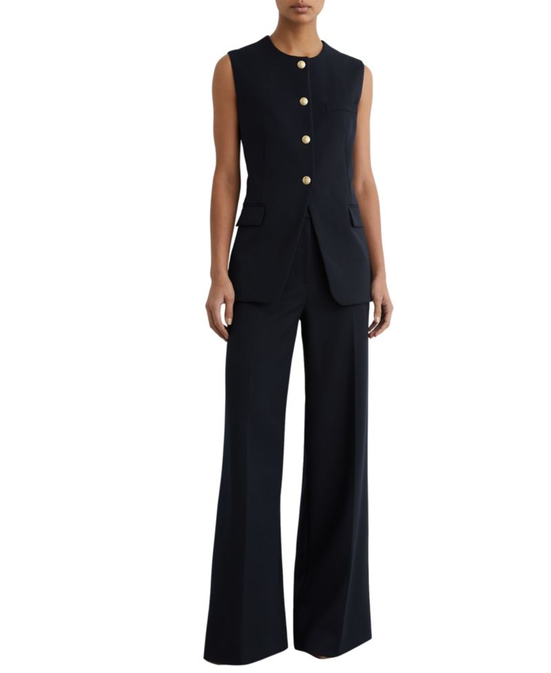 Women's Gabi Button-Through Longline Waistcoat