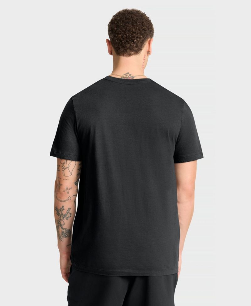 Men's Black Cincinnati Bengals Rewind Team Spirit Essential Cotton T-Shirt