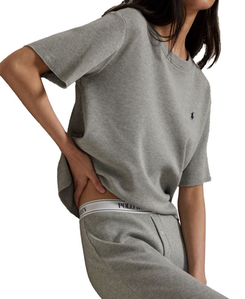 Women's 2-Piece Short Sleeves Top and Pants Pajama Set