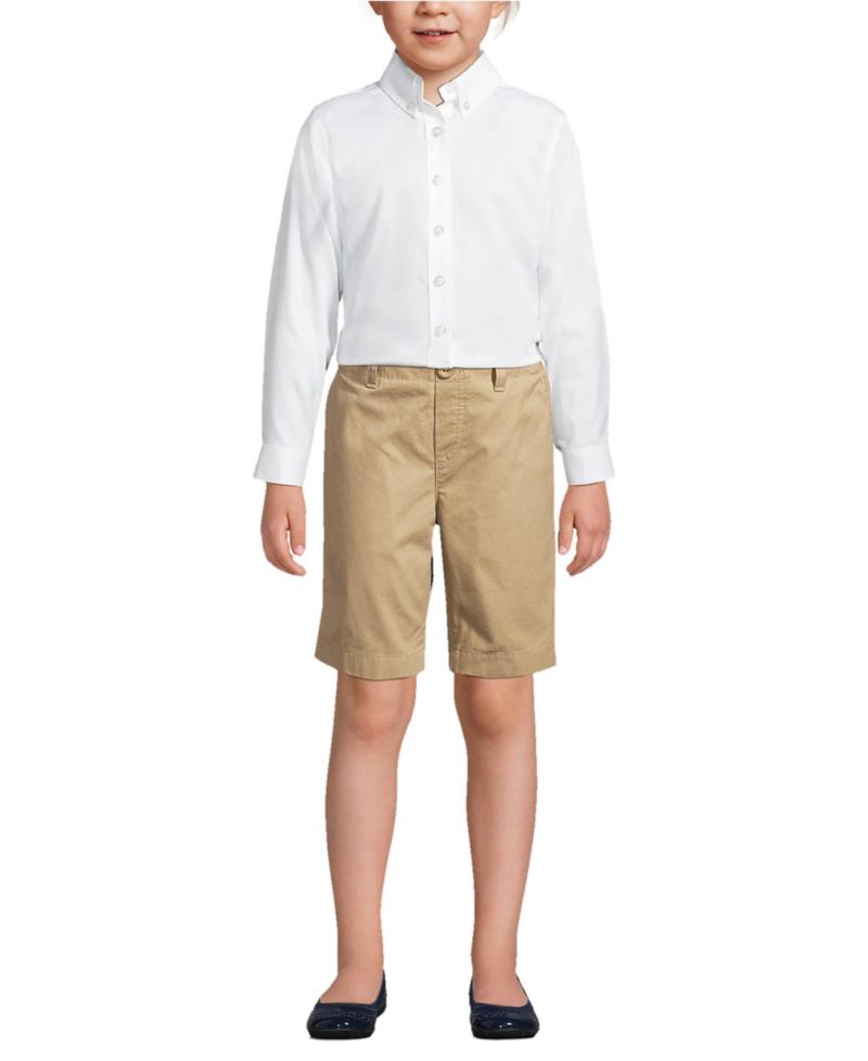 School Uniform Kids Elastic Waist Pull On Shorts