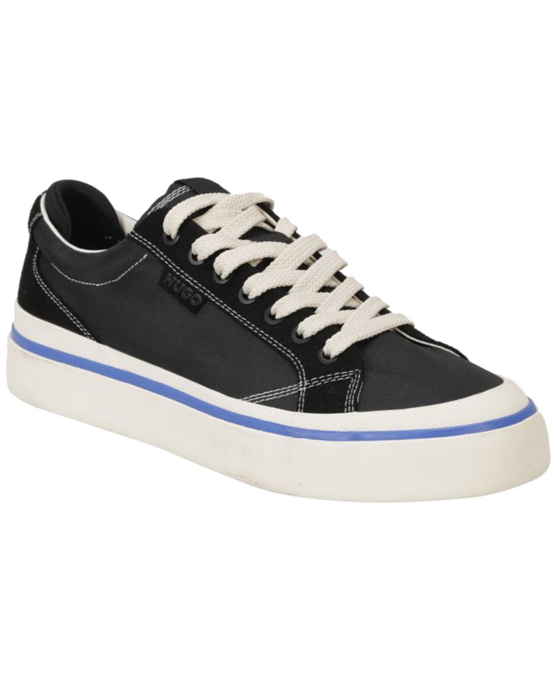 HUGO by Hugo Boss Men's Logo Detail Round-Toe Sneakers