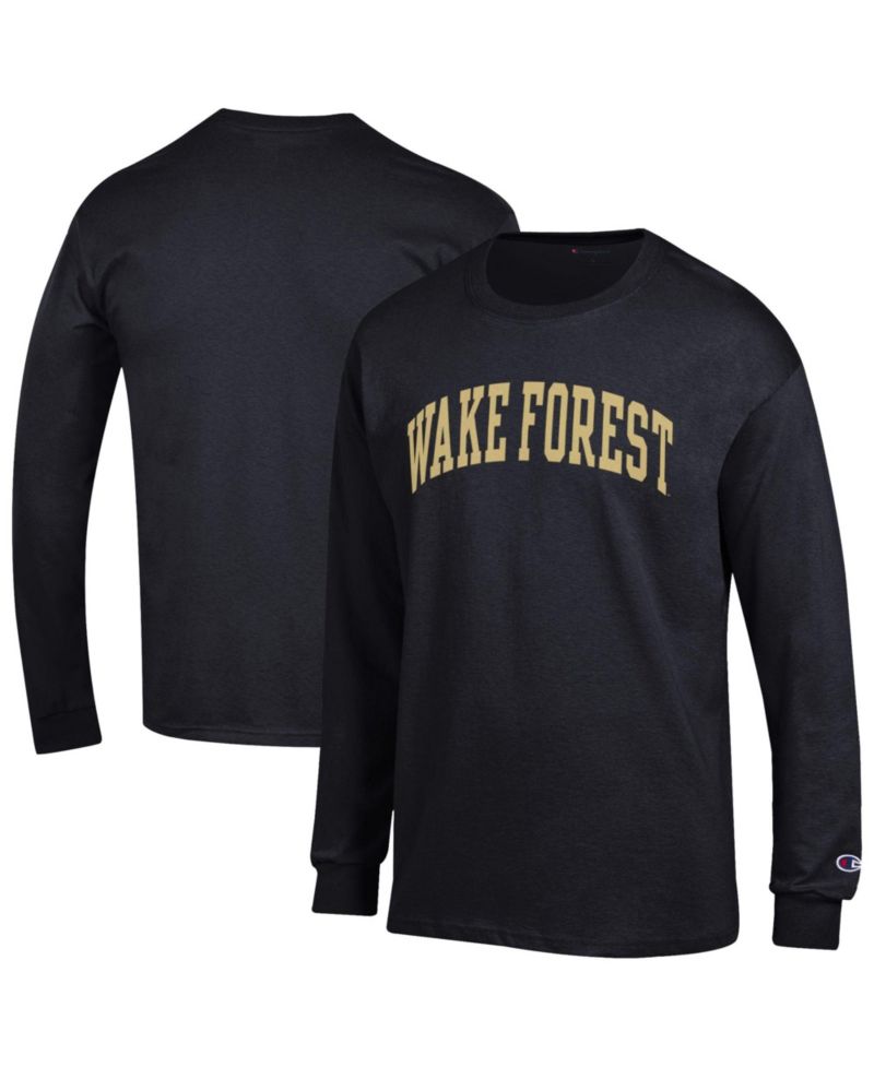 Men's Wake Forest Demon Deacons Basic Arch Long-Sleeve T-Shirt